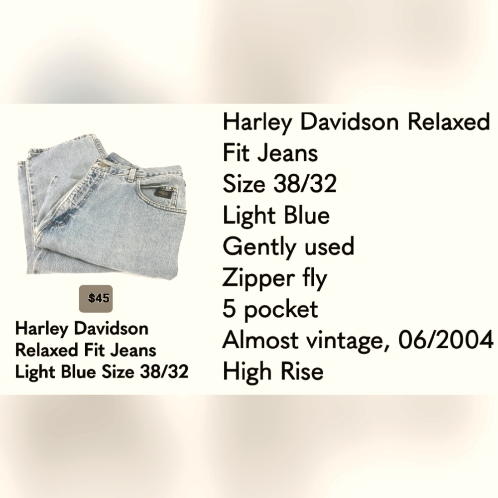 Harley Davidson jeans
